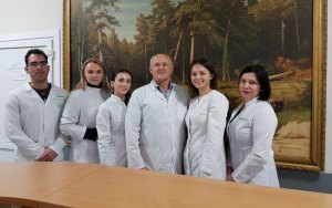 Ординаторы кафедры с преподавателем